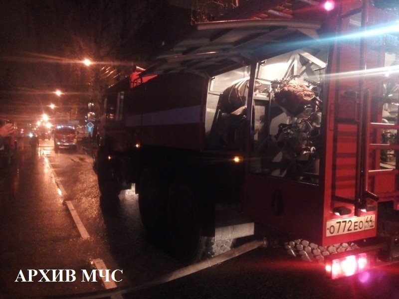 Пожар в городе Кострoма, Красносельское шоссе