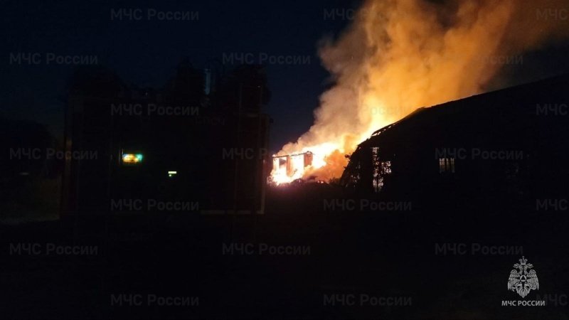 Пожар в Красносельском районе